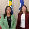 A vice-prefeita de Salvador Ana Paula Matos e a embaixadora Stephanie Al-Qaq