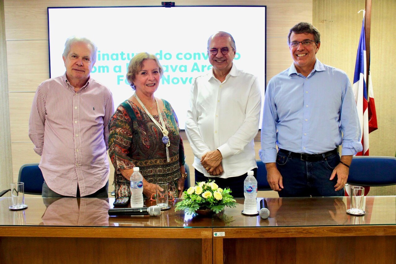 Evandro Gonçalves, Dra. Nubia Mendonça, Roberto Sá Menezes e Dênio Cidreira (Foto: Divulgação