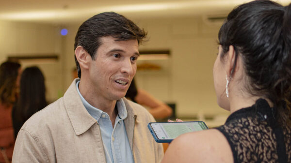 Tiago Nogueira, Diretor Comercial e de Marketing da empresa, comandou um talk
