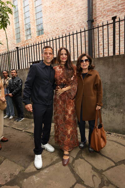 Alexandre Birman, Paula Raia e Gloria Kalil - Crédito André Ligeiro