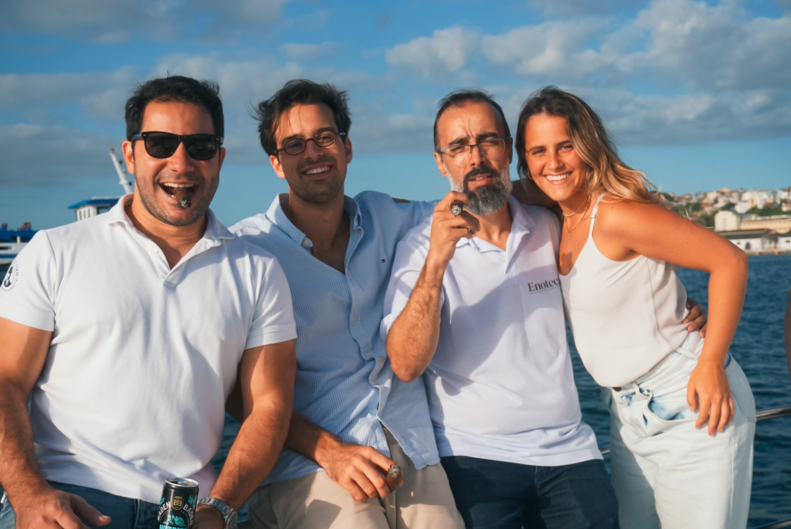 Gustavo Lessa, Hugo Marcelo, Mauro César e Caroline Gordilho