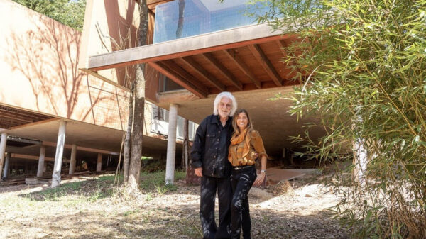 Bernardo Paz, fundador do Inhotim, e Taiza Krueder, CEO do Clara Resorts. Foto: Giselle Dietze