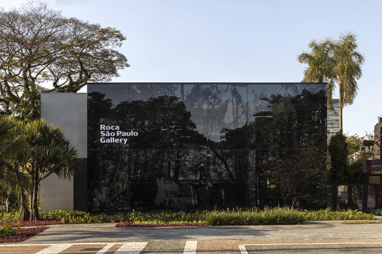 Fachada de vidro do Roca São Paulo Gallery - Foto Ruy Teixeira