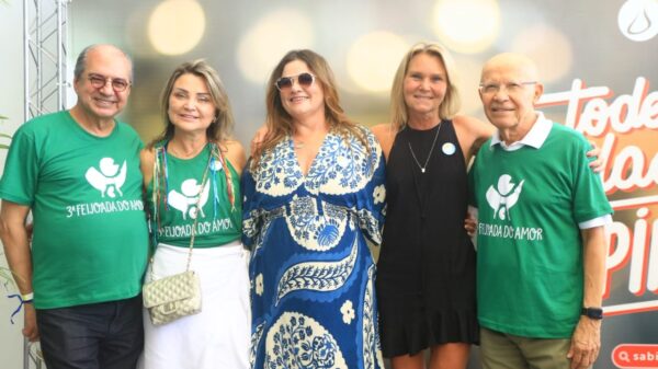 Roberto e Rosângela Sá Menezes, Agnaluce Silva, Priscila Wiederkeher e Manoelito Souza