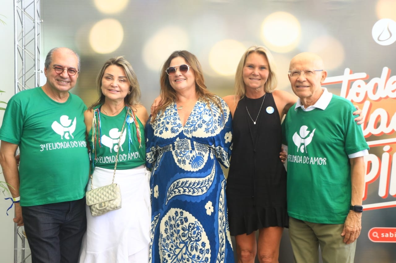 Roberto e Rosângela Sá Menezes, Agnaluce Silva, Priscila Wiederkeher e Manoelito Souza