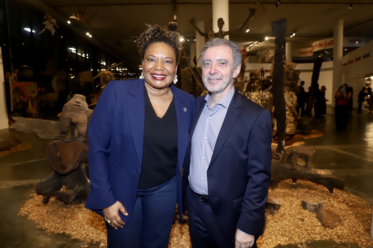 Margareth Menezes e Manuel Borja Villel - Fotos | Denise Andrade