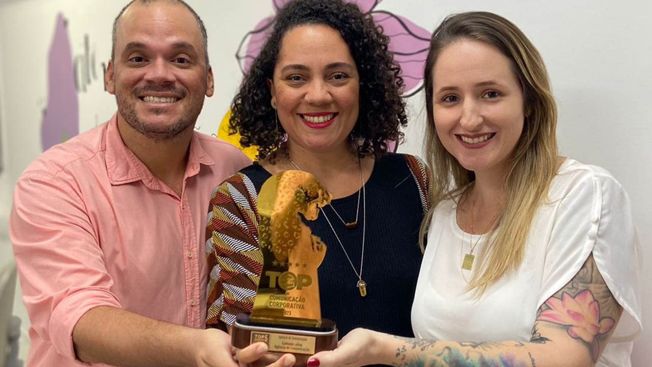 Moisés Brito, Thais Figueiredo e Graziella Garcia - Crédito: Divulgação