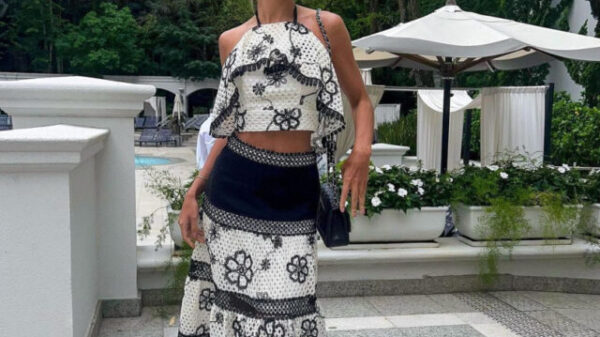 Mix de Texturas_Luana Bastos veste Skazi_Créditos Reprodução Instagram @skazi