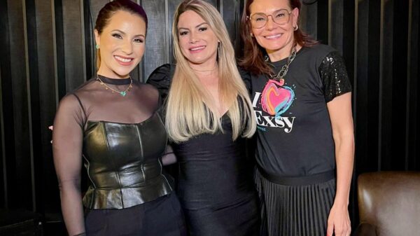 A dermatologista Marília Acioli, a empresária Fabiana Moreira e a farmacêutica Patrícia França - Foto | Divulgação - Estevão Terceiro