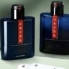 Prada Luna Rossa OCEAN Eau de Parfum - Crédito Reprodução Instagram @pradabeauty