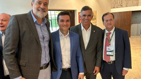 Leco Levita, ministro do Turismo Celso Sabino, Ministro do Turismo, Leur Lomanto, Deputado Federal, e Mauricio Bacelar, Secretário de Turismo da Bahia - Foto | Divulgação