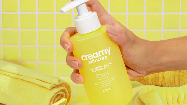 Limpador Facial Glicerinado Creamy - Divulgação