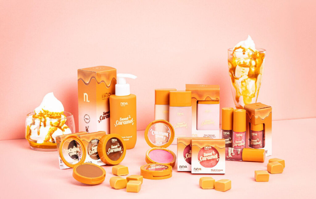 Nina Makeup amplia coleção 'Sweet Caramel' - Divulgação