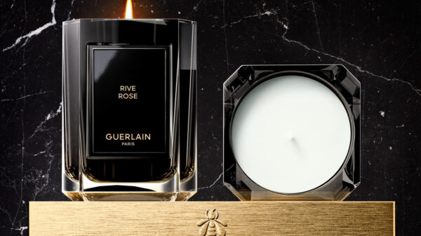 Primavera Vela perfumada Rive Rose Guerlain -Divulgação