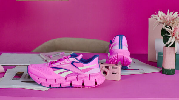 Barbie x Reebok - Tênis Reebok Floatzig 1 Barbie Feminino - Divulgação
