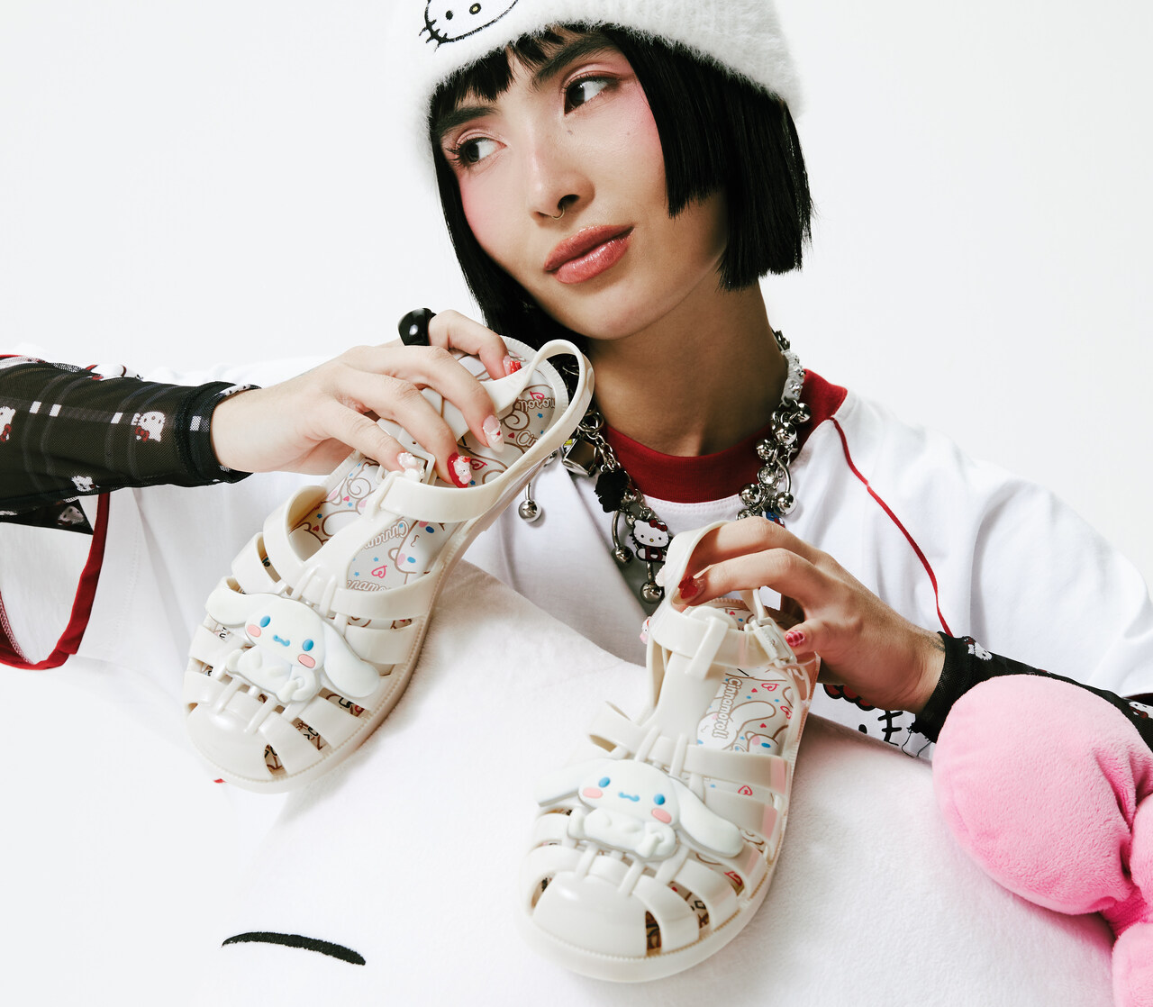 Collab Melissa + Hello Kitty and Friends - Divulgação